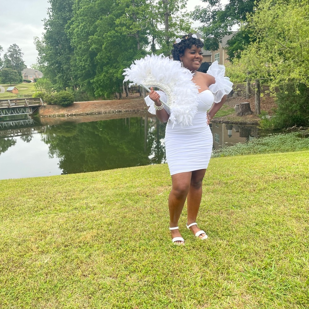 White dress